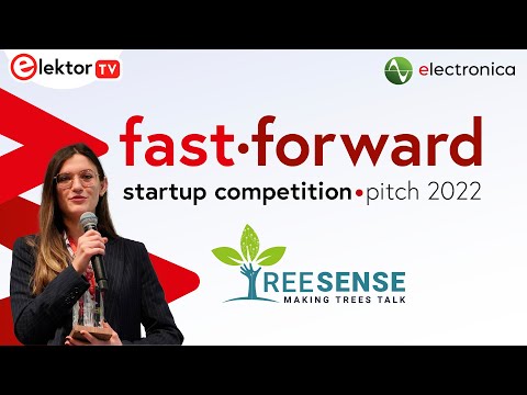 Treesense pitch at the electronica fast forward powered by Elektor 2022