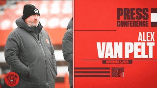 Browns: Alex Van Pelt Press Conference November 2, 2023