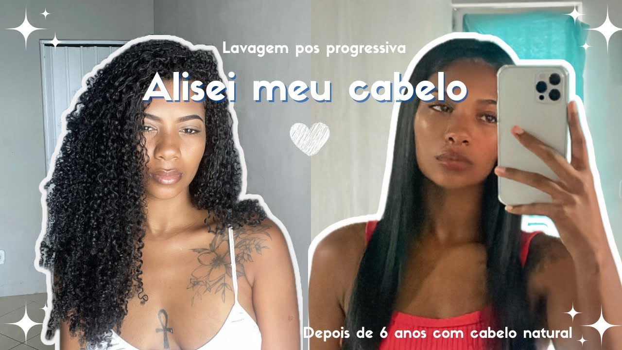 Alisei meu cabelo cacheado | primeira lavagem pos progressiva