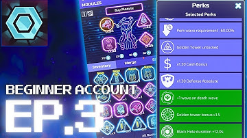 Beginner Progress Series Ep. 3 | Perks, Modules and New UW! (The Tower Idle Tower Defense)