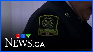 Firefighter recruits hold graduation ceremony in Melville, Sask.