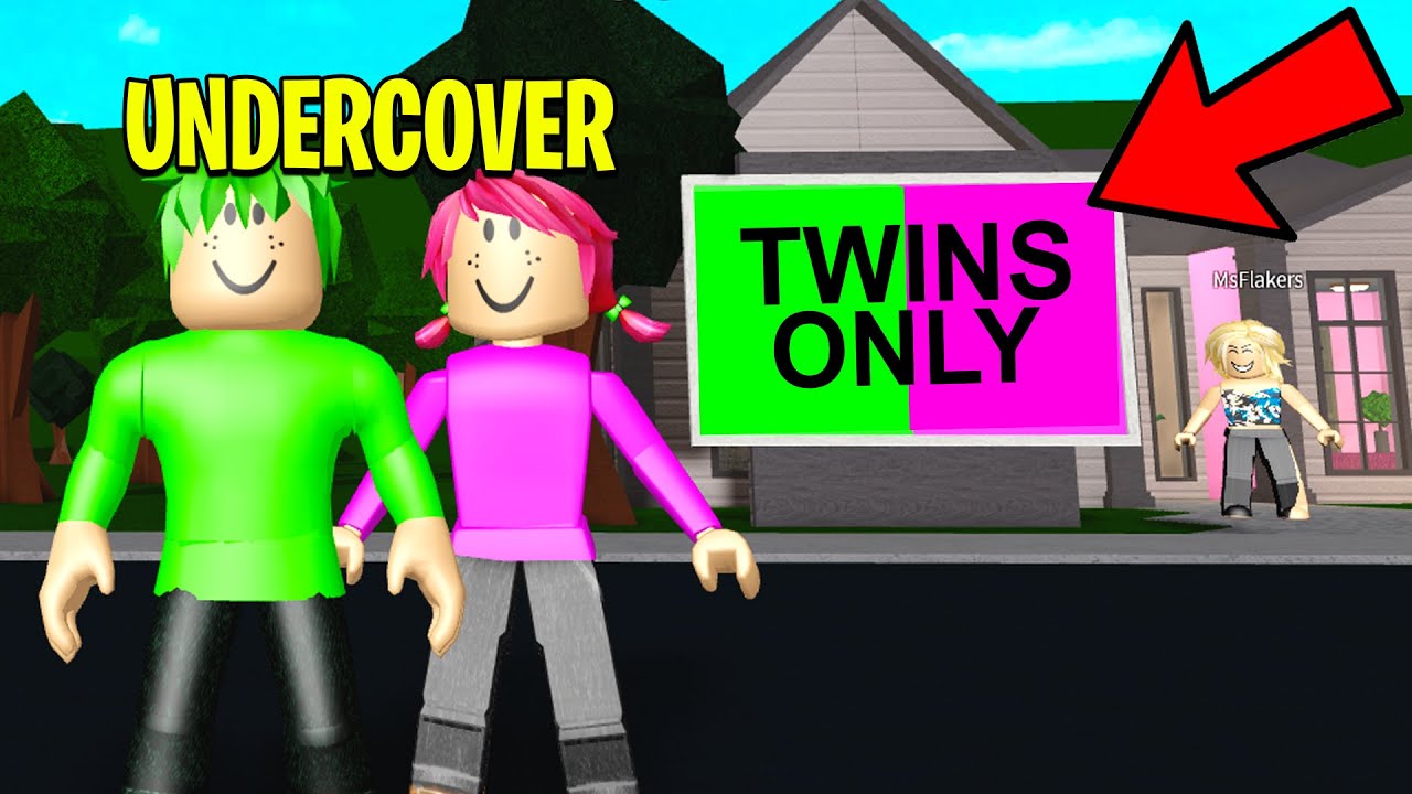 Mom Adopted Twins Only So We Went Undercover Roblox Youtube
