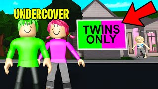 Mom Adopted TWINS ONLY.. So We Went UNDERCOVER! (Roblox)