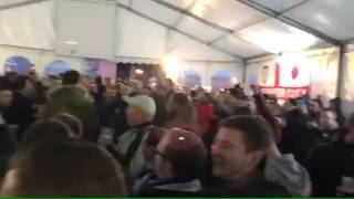 Leicester fans singing 10 German Bombers away at Aston Villa 16/01/2016