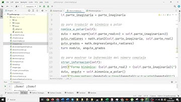 Clase Número Complejo en Python Programación Orientada a Objetos TIC 2 Bachillerato IES Monterroso