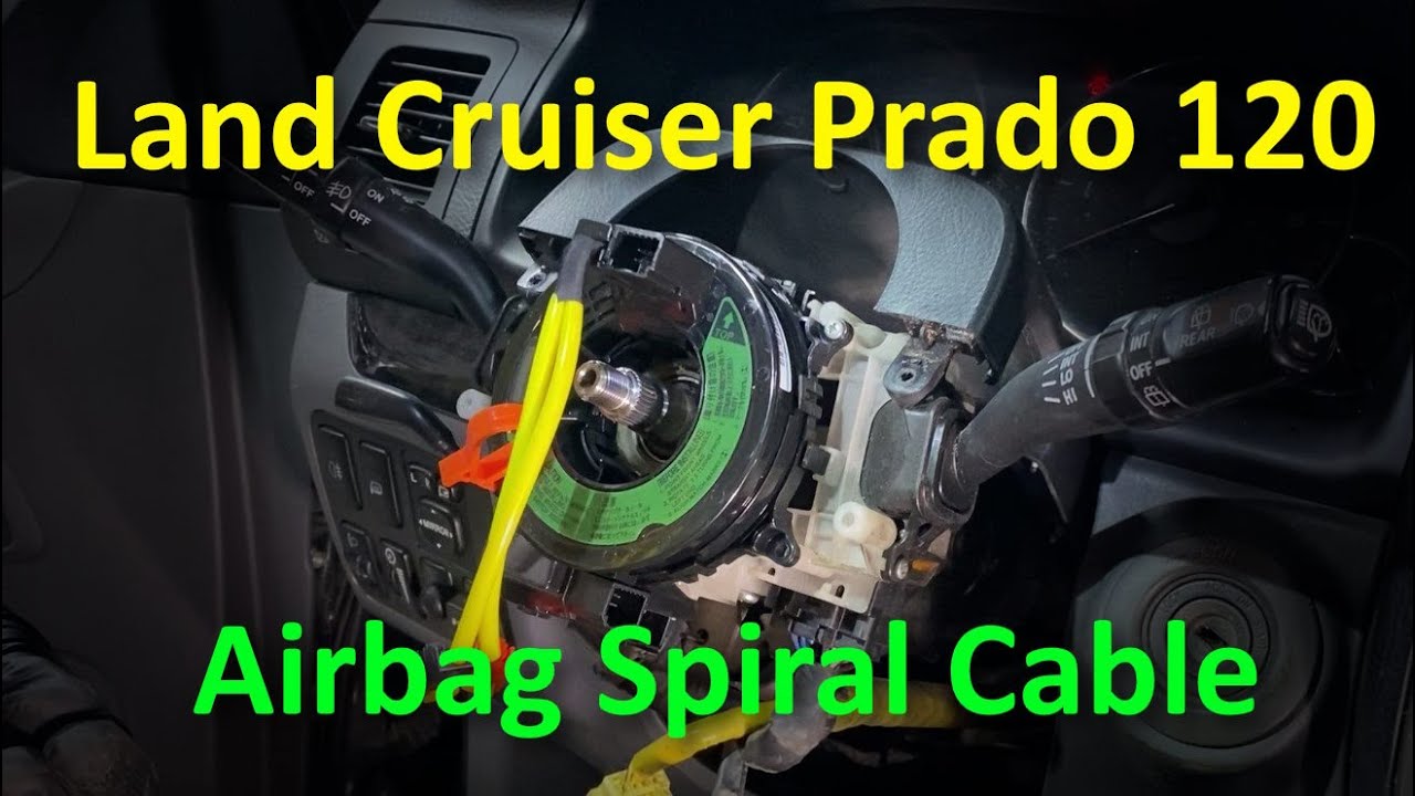 Toyota Land Cruiser Prado 120 - Replacing Steering Clock Spring / Squib / Airbag Spiral Cable