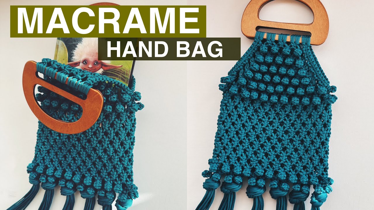DIY: Macrame Hand Bag - YouTube