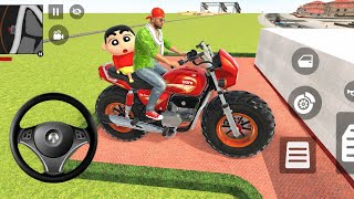 Franklin and Shinchan purchase new modified monster splendor bike 😱💥 Indian theft auto simulator 🎮 screenshot 5