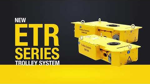 ETR-Series Electric Trolley System For Moving Heavy Loads | Enerpac
