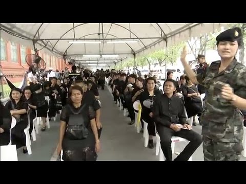 พสกนิกรทุกหมู่เหล่าเข้ากราบถวายบังคมพระบรมศพ ครบรอบ 1 เดือนแห่งการสวรรคต