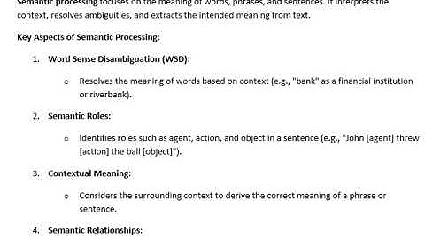 Topic: Semantic Processing in AI | By: Ms Vadini | CSE Department | RPIIT Academics