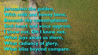 Jerusalem The Golden (Tune: Ewing - 4Vv) [With For Congregations]