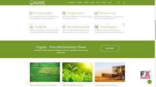 Organic - Agriculture Farm Multipurpose Website Template TMT | Free T