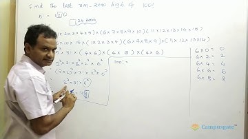 Last non zero digit of a factorial