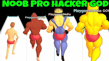 Muscle Power Race All levels by NOOB VS PRO VS HACKER VS GOD