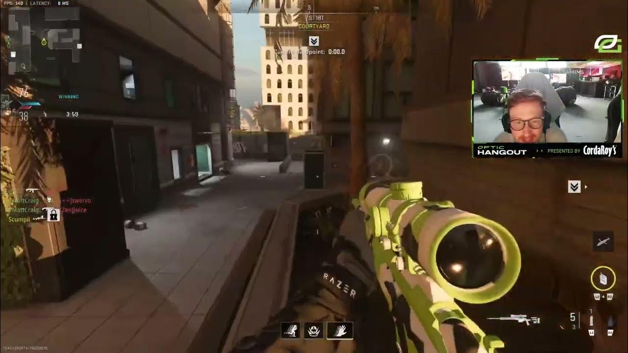 Scump Hits Insane Jumping Quickscope MW2 Ranked Play Hardpoint