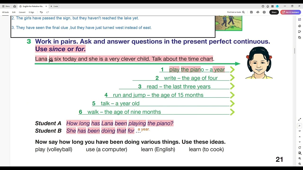 ‏حل أسئلة القواعد الصف العاشر الوحدة الثانية صفحة 21 26 27