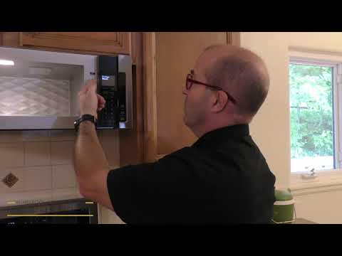 Filter Light Reset on your low profile microwave