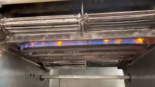 Nieco broiler : gas + oxygen required