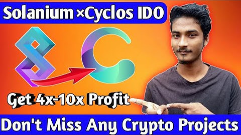 Solanium Cyclos IDO Whitelist 🔥 New Crypto Airdrop 🔥 Cyclos IDO 🔥 Solanium Token IDO 🔥