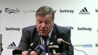 Sam Allardyce calls Man United a long ball team after draw at West Ham