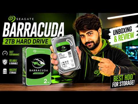 Seagate Barracuda 2 TB Internal Hard Drive HDD | UNBOXING & REVIEW | #SanzTech