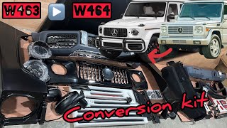 G class W463 to W464 G63 Look Body Kit conversion