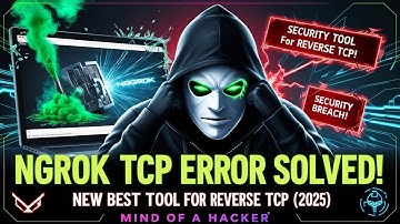 Ngrok TCP Error Solved! Best Reverse TCP Tool for Hackers (2025) 🔥| MIND OF A HACKER