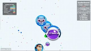 Agar.io PRIVATE Server Gameplay//PRO SplitRun with My Own MINION #2