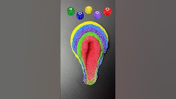 Squid Game Gonggi mixing Guess the color #squidgame2 #gonggi #satisfying #sharkzhan