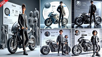 Create 3D AI images|Create images with futuristic bike|Bike name photo editing|Bing image creator|
