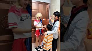 Smart kids almost hit dad 🥺🥰 LeoNata family #shorts TikTok