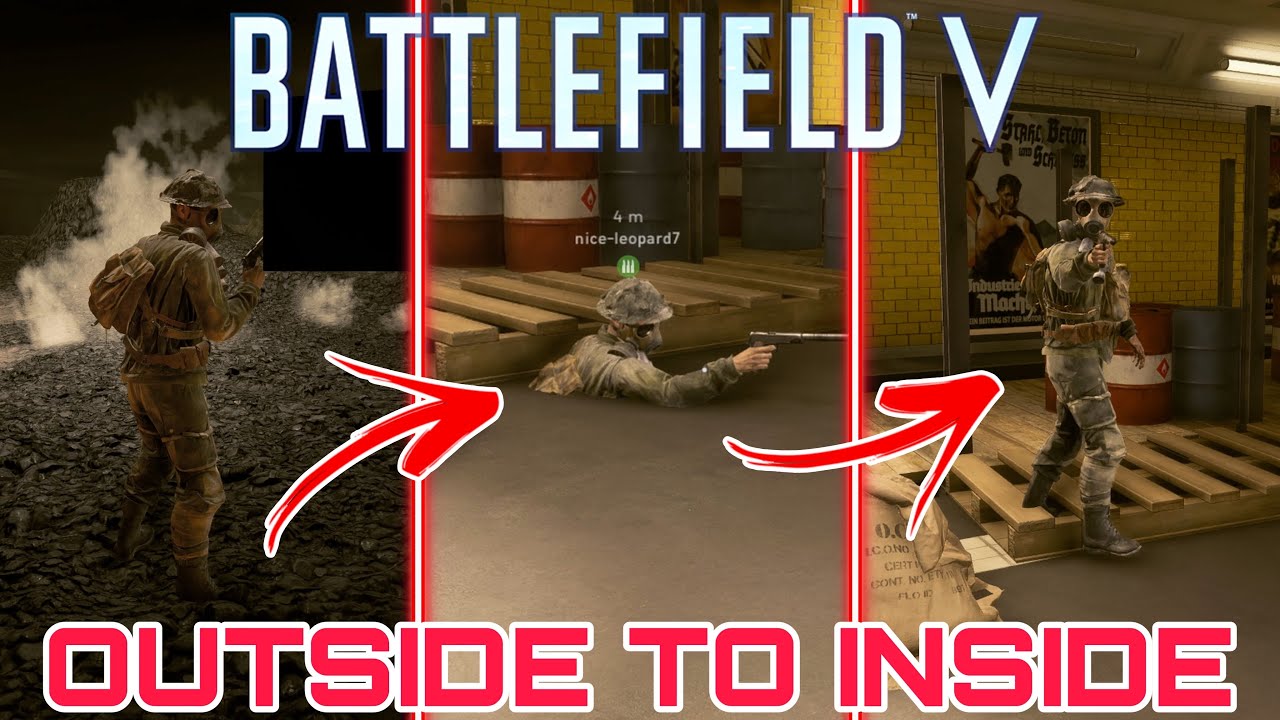 UNLIMITED FLANKS! Out of Map Glitch To Inside Map Operation Underground Battlefield V