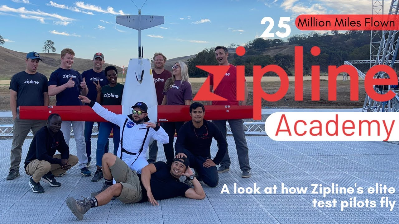 Zipline Flight School Drone Startup company's Graduate Test Pilots