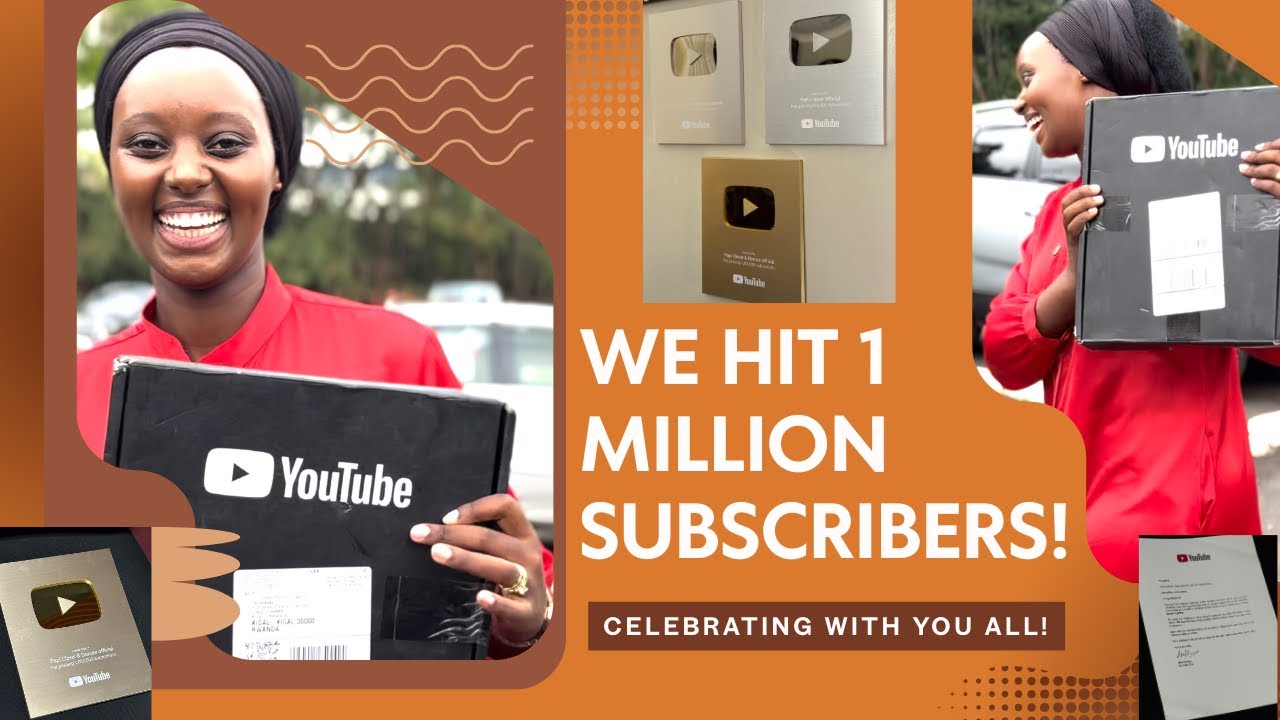 1 MILLION SUBSCRIBERS! 🎉🍰 GOLDEN PLAY BUTTON - PAPI CLEVER & DORCAS