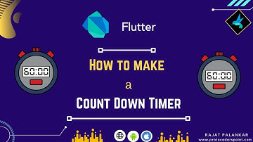 How to implement count down timer in flutter dart