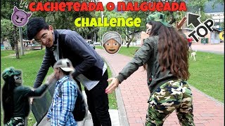 Cachetada O Nalgada Challenge Nalgueando A Desconocidos Maria Tovar Besando