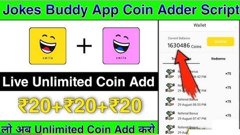 Jokes Buddy App Coin Adder Script|Jokes Buddy App Refer Script | NewPytm Cash App ||