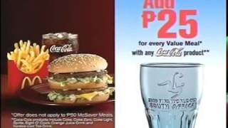 McDonalds Coca-Cola FIFA World Cup Limited Edition Glasses TV AD 2010 screenshot 3