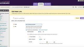 Change Credo Info Lit Quiz Grade in Blackboard