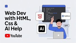WebProject with HTML & Tailwind CSS — With AI Assistance! #webdevelopment #ai #projects  #chatgpt
