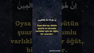 Tekvîr Suresi 22-29, Abdulbasit Abdussamed