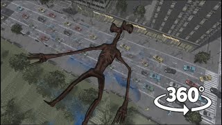 Siren Head ruined the city! - VR 360° horror 2023