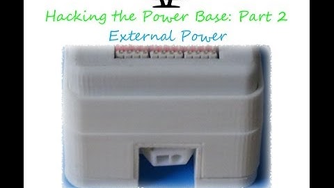 How to Hack the Ez-b Power Base:Part 2-External Power