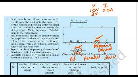 Electricity(Activity 12.1,12.2,12.3) Class X CBSE NCERT