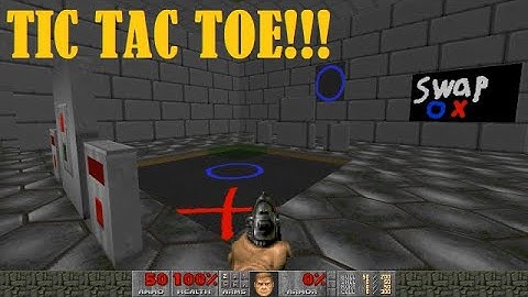 Doom 2: Tic Tac Toe Mod by Retro / first attempt ..... ON ULTRA VIOLENCE!!!!