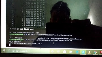Raspberry pi RFID Attendance system.
