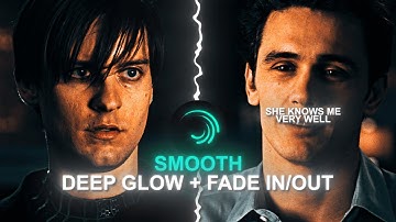 Deep glow + fade in/out Tutorial | Alight motion tutorial (+Preset)