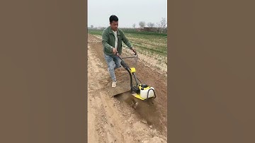 Small gasoline tiller Multifunctional Rotary Tiller Micro Tiller Cultivator Weeding..