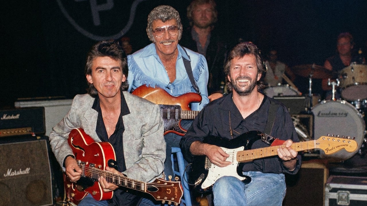 ジョージ•ハリスン　Carl Perkins エリック•クラプトン Carl Perkins, George Harrison, Eric Clapton & Ringo Starr - Blue